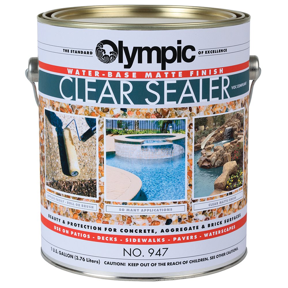 Olympic Clear Sealer, Matte Finish, Gallon