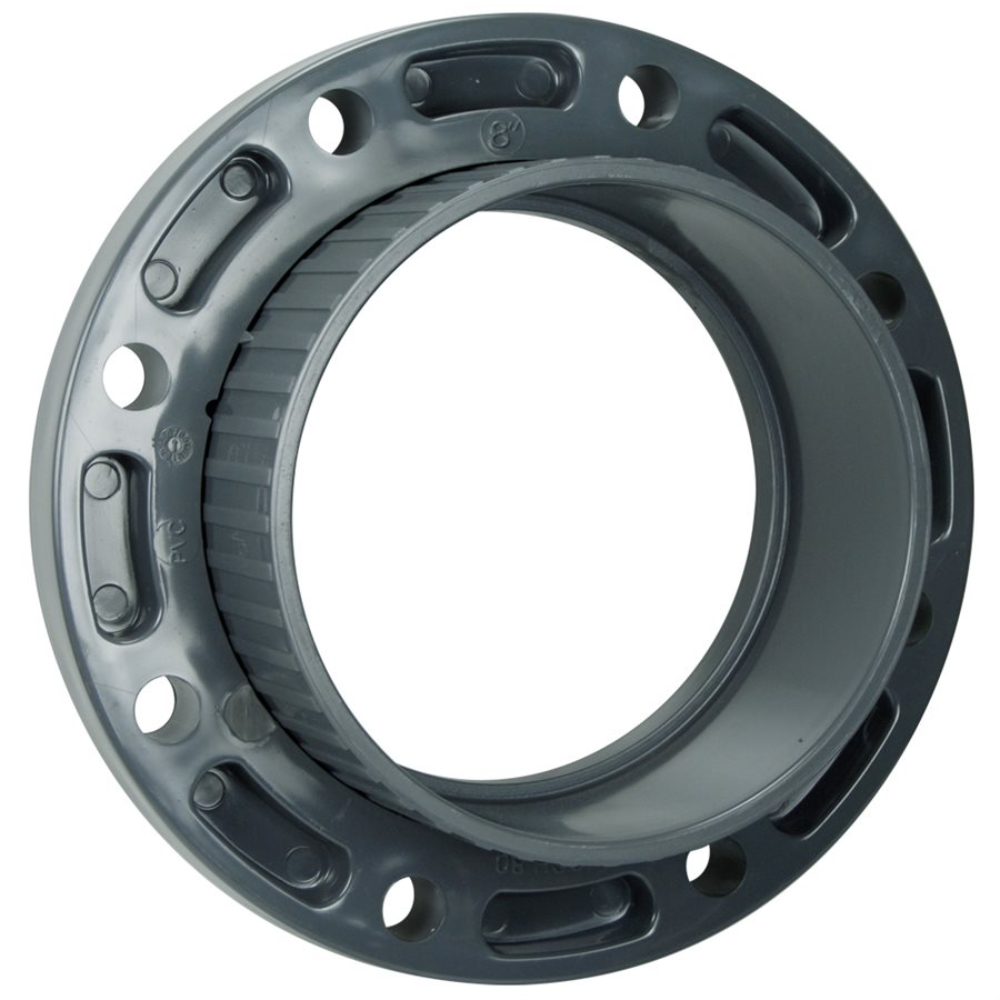 12 Inch Schedule 80 Flange New Sch 80 PVC 12 Inch Van Stone Flange