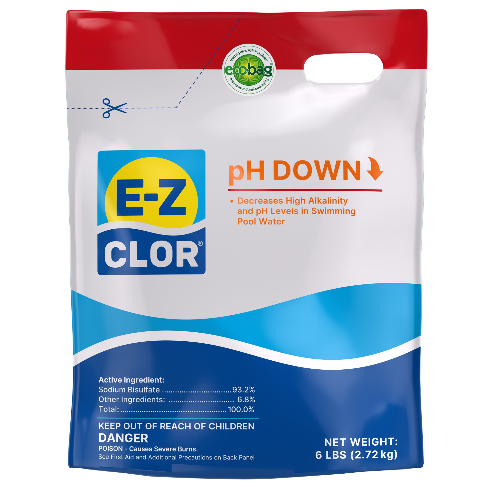E-Z Clor pH Down, 5 lb. pouch