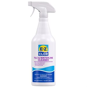 E-Z Clor Tile & Waterline Cleaner, Quart