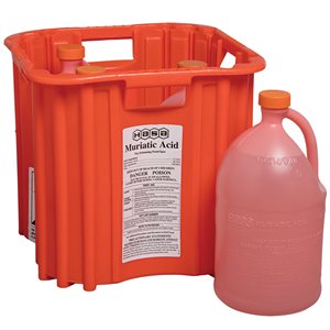 Muriatic Acid, Gallon, Case of 4 (No Deposit)