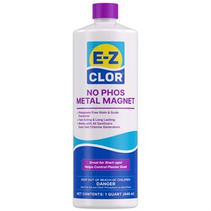 E-Z Clor No Phos Metal Magnet, Quart