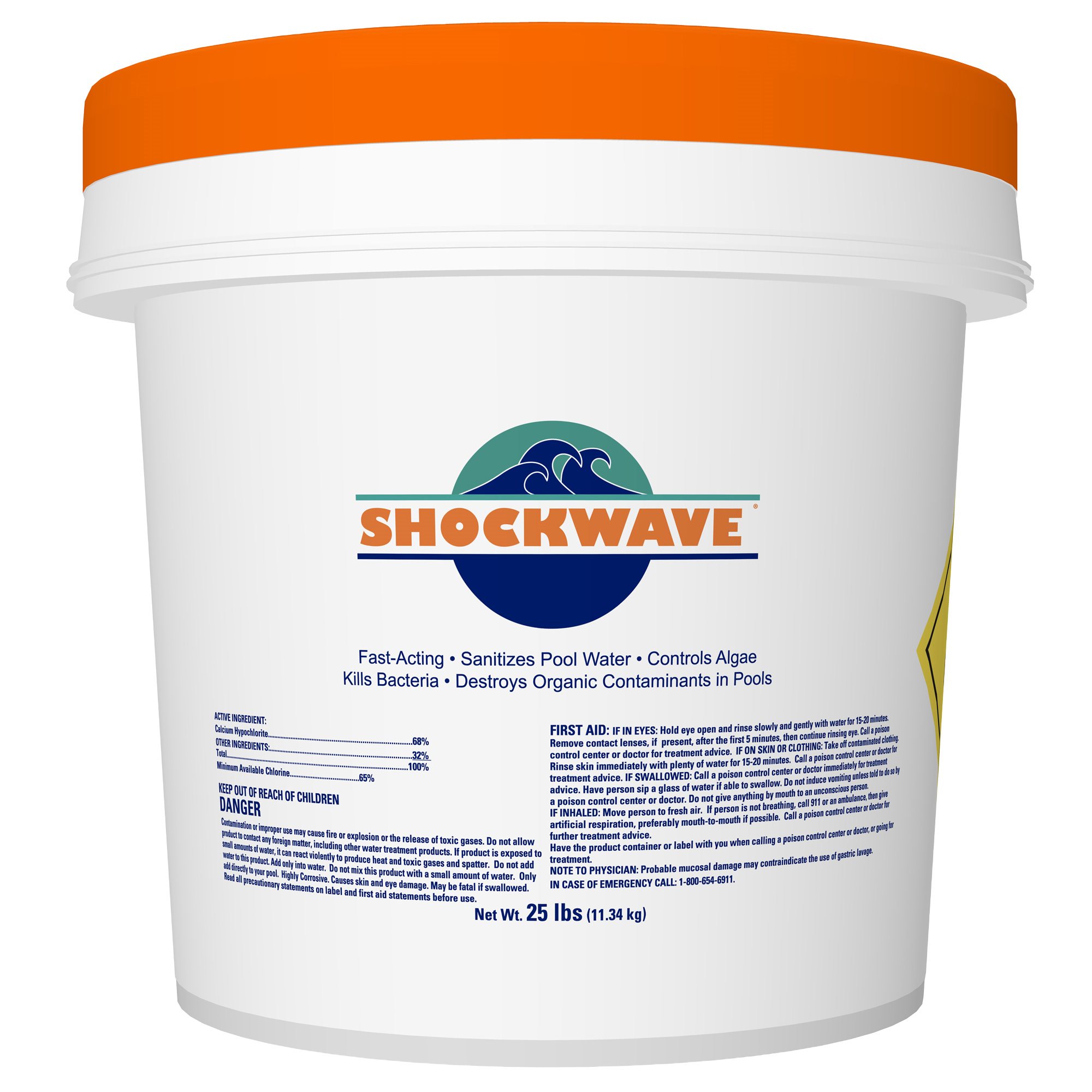Shockwave Granular Calcium Hypochlorite, 25 lb.