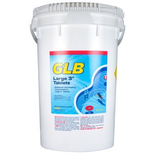 GLB 71236A Chlorine Tablets 3", 50 lbs.