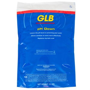 GLB 71253A pH Down, 10 lb. Bag