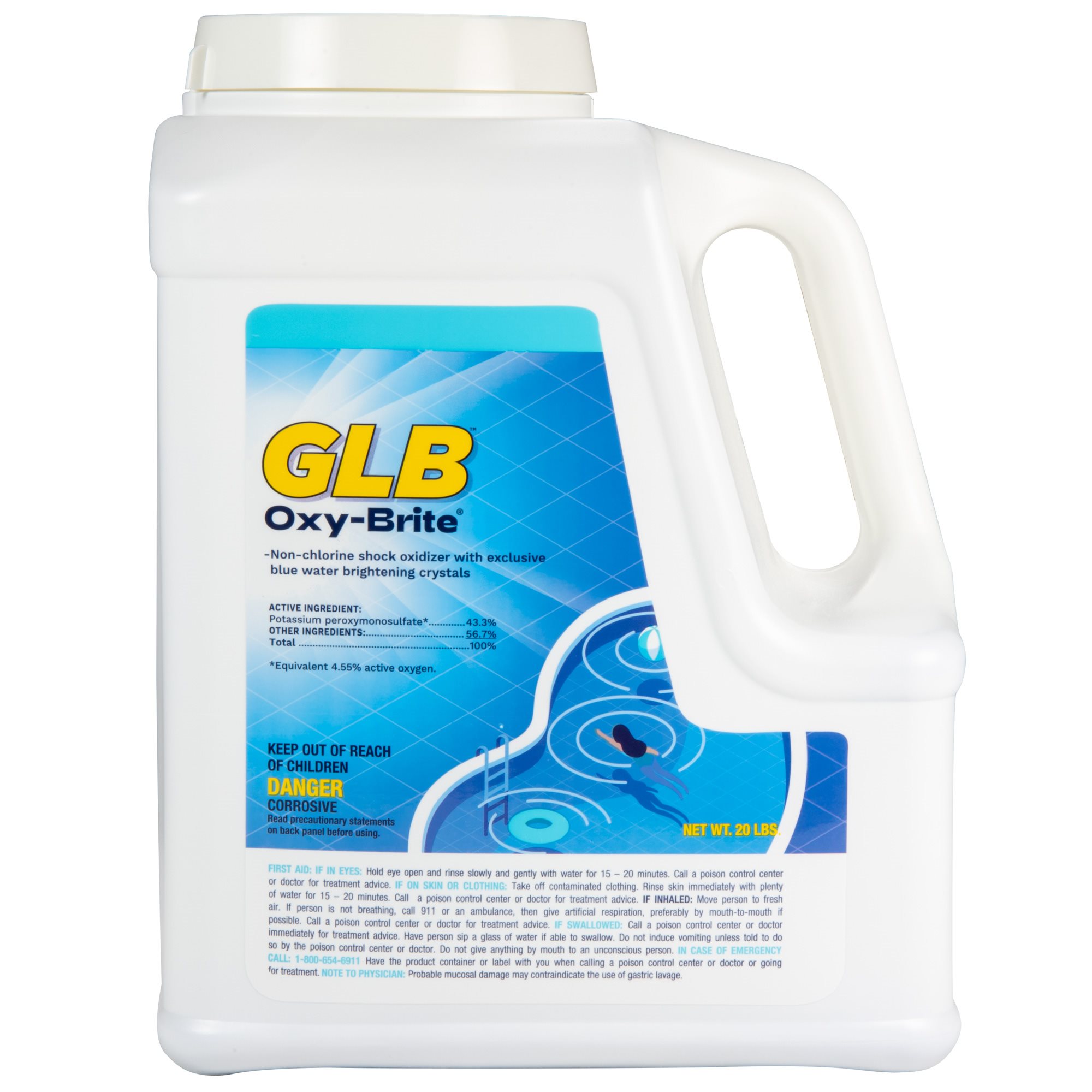 GLB 71420A Oxy-Brite Non-Chlorine Shock, 20 lb.