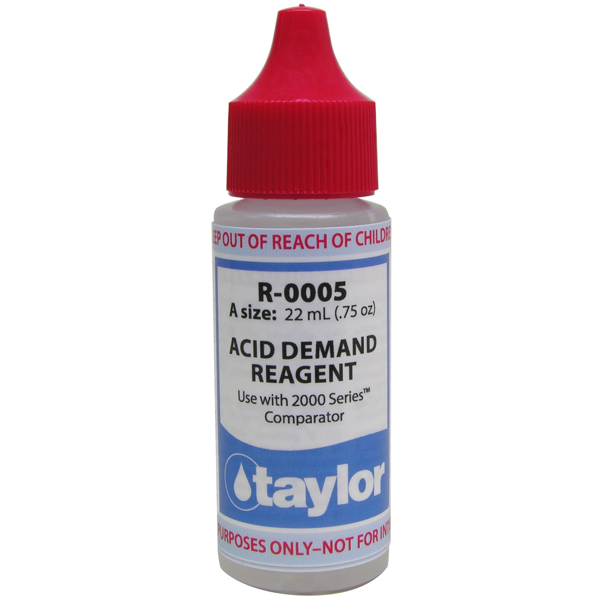 Taylor Reagent .75 oz., R-0005-A (Acid Demand), CLEARANCE Exp 10 / 25