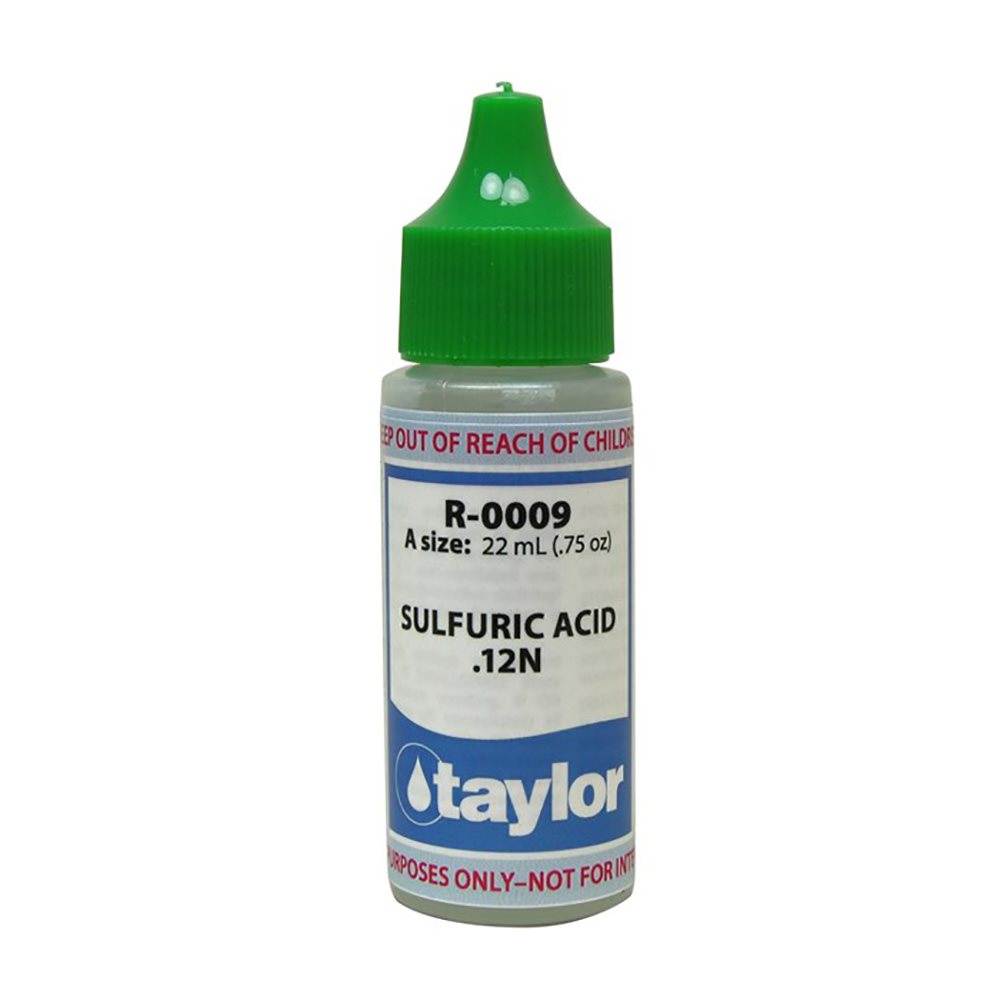Taylor Reagent .75 oz., R-0009-A (Sulfuric Acid .12N) CLEARANCE, Exp 8 / 25