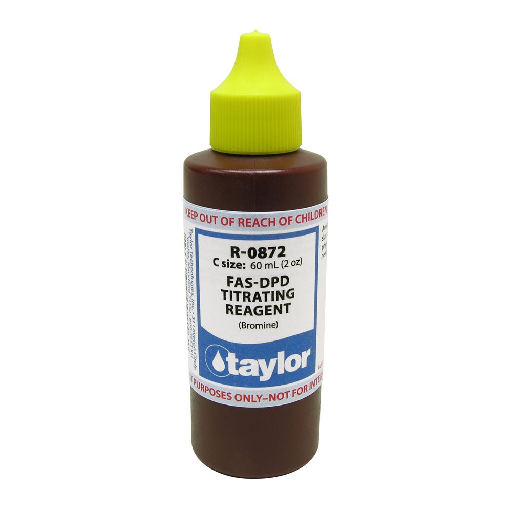 Taylor Reagent 2 oz., R-0872-C (FAS-DPD Bromine), CLEARANCE Exp 5 / 25