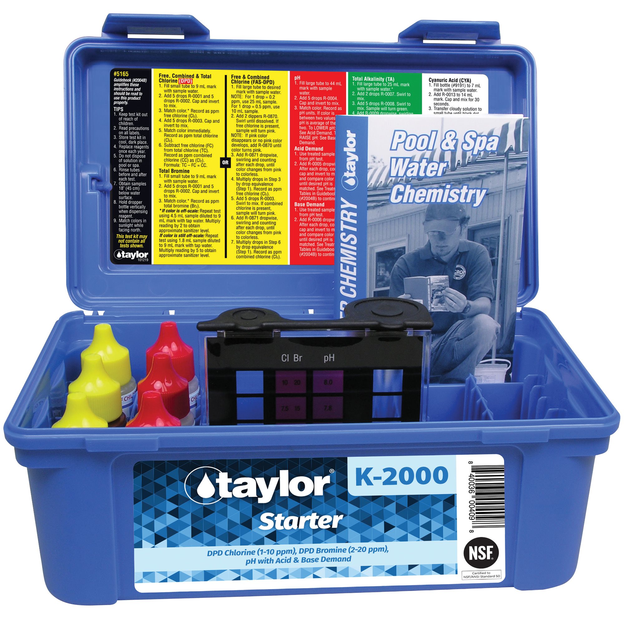 Taylor Starter Test Kit, High Range K-2000