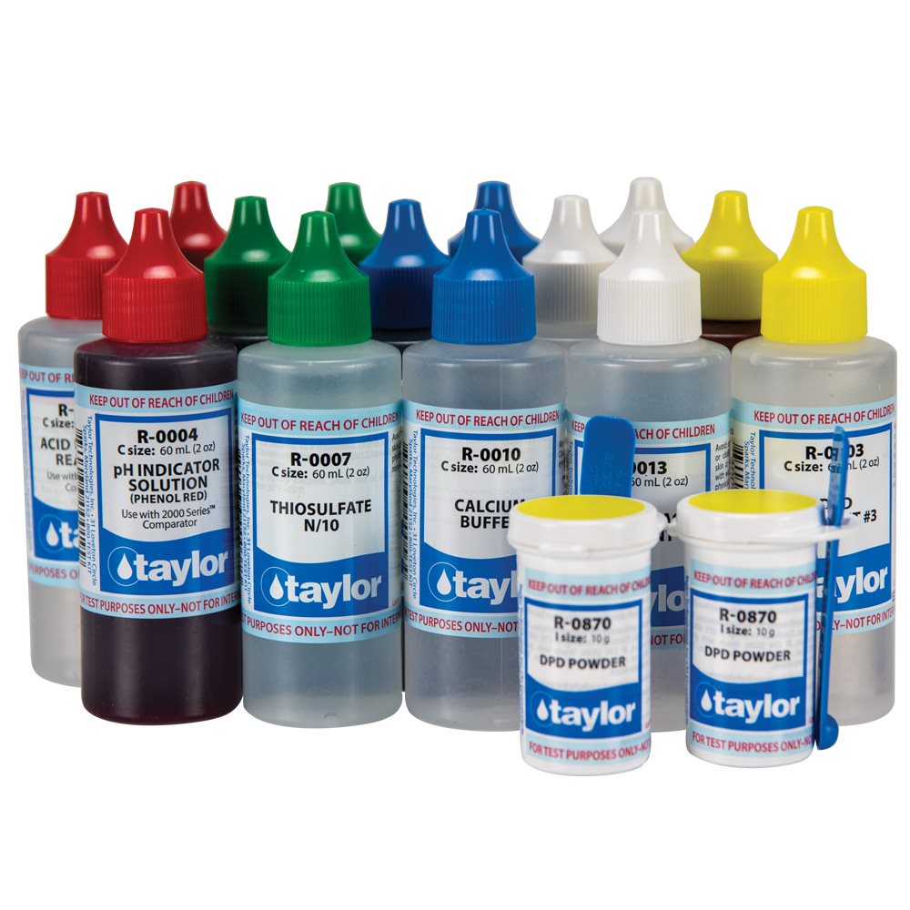 Reagent Refill for Taylor Service Complete FAS-DPD Test Kit - Chlorine K-2006C