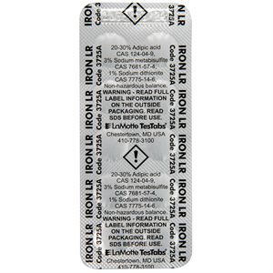 LaMotte TesTabs (100) for ColorQ 2X, Iron (3725A)