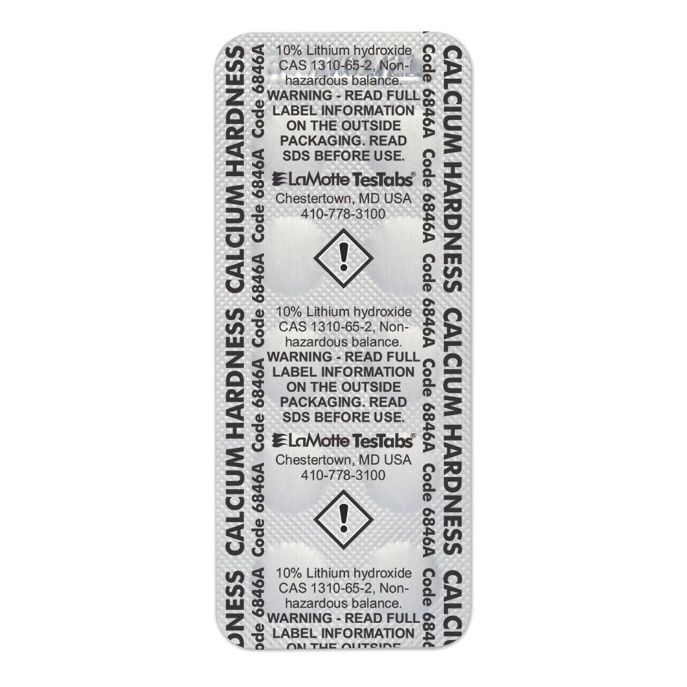 LaMotte TesTabs (1000) for Pool Manager, Calcium Hardness (6846A)
