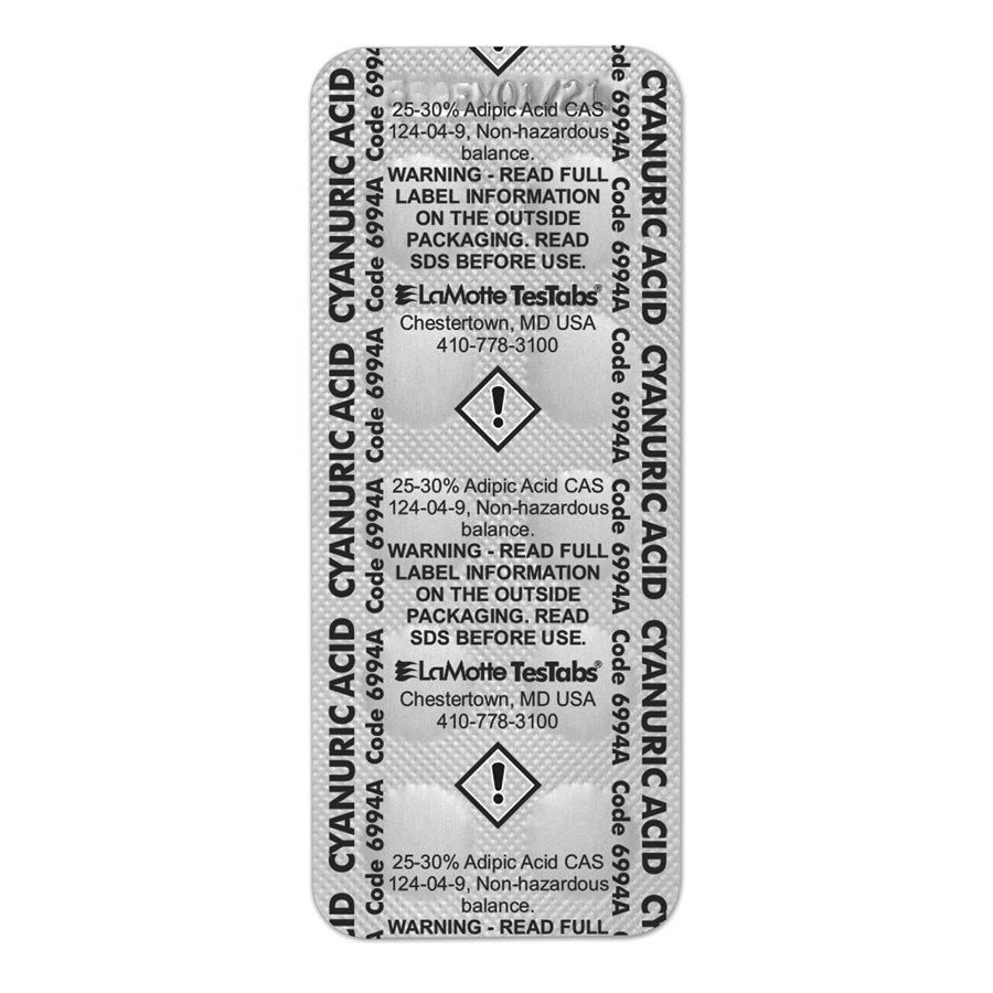 LaMotte Visual Grade Tablet Reagents