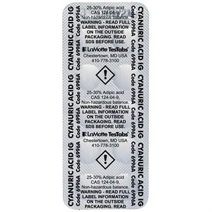 LaMotte TesTabs (100) for ColorQ, Cyanuric Acid (6996A)