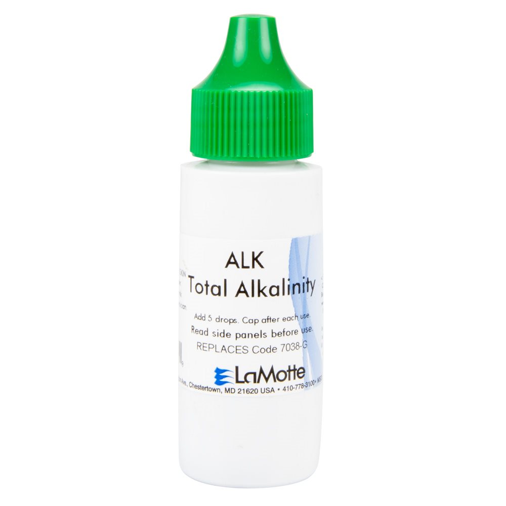 LaMotte Liquid Reagent 30 mL, Total Alkalinity Ind. (7039-G), CLEARANCE Exp. 09 / 25