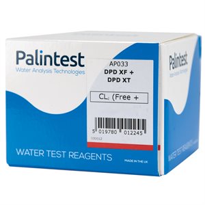 Palintest AP033 Free and Total Chlorine Reagents (DPD 1 & 3), Extended Range XT, 250 tests
