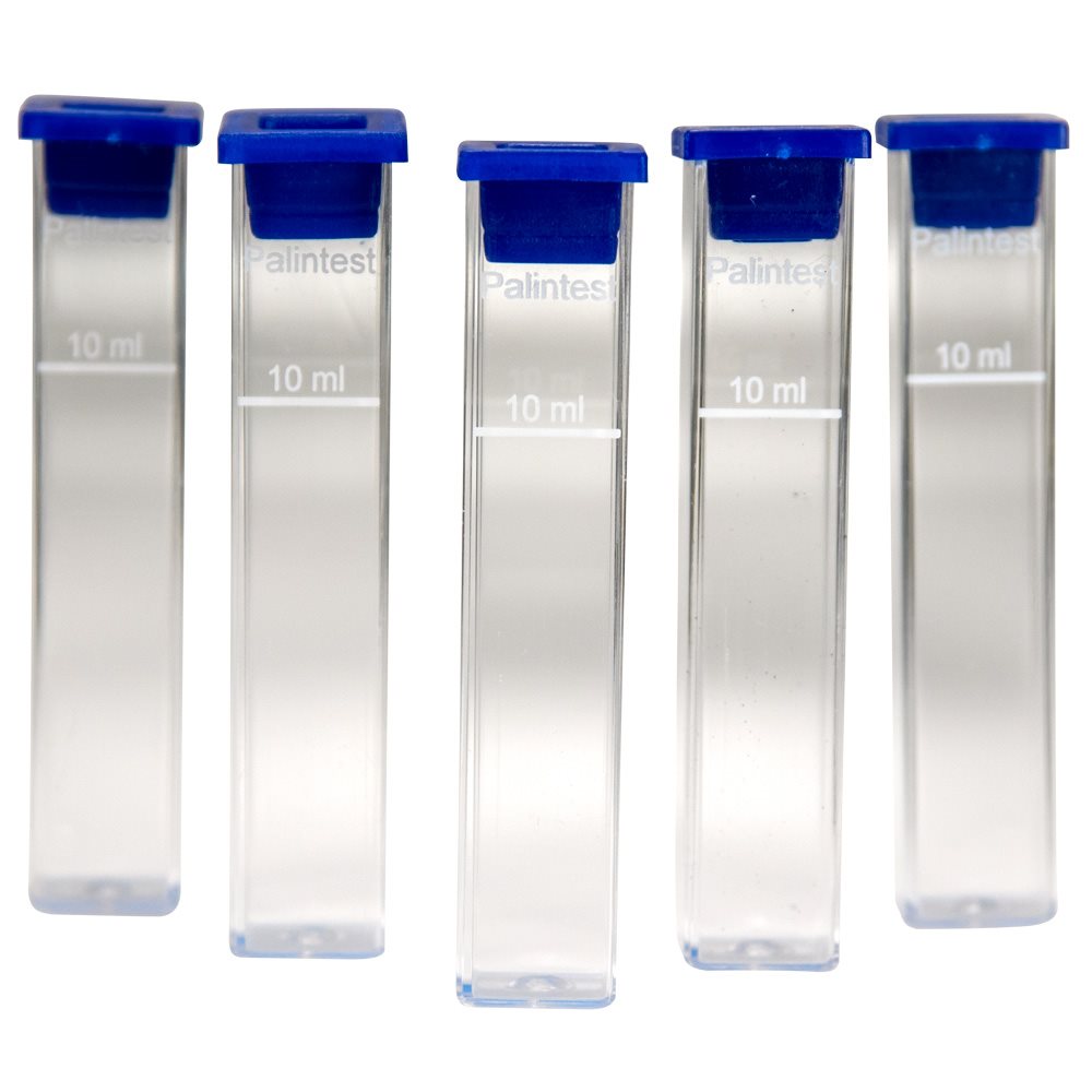 Plastic Test Tubes for Pooltest 9 / 25, Pack of 5