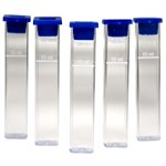 Plastic Test Tubes for Pooltest 9 / 25, Pack of 5