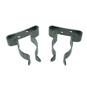 Spring Type Pole Clamp, Stainless Steel, Pair