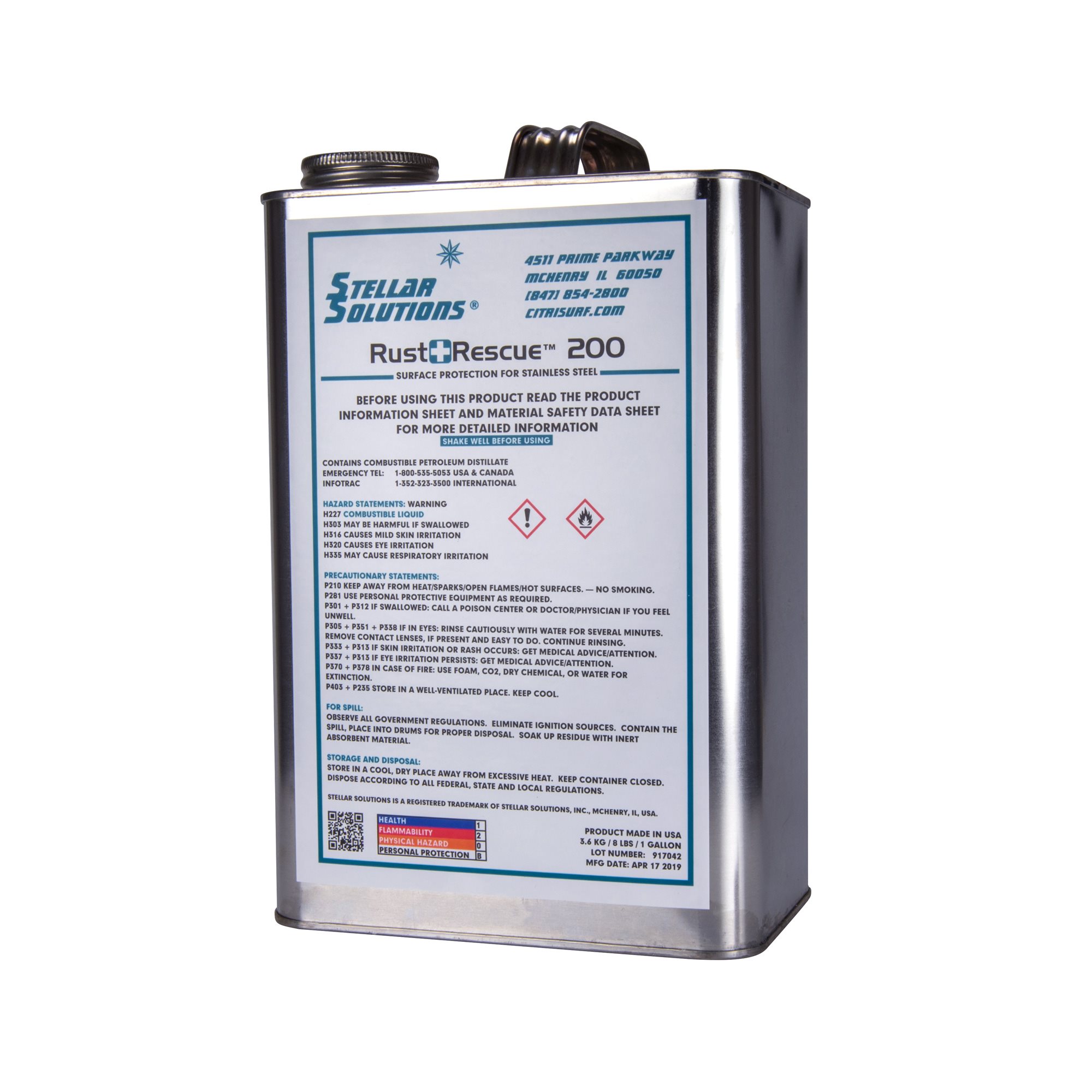 Rust Rescue, Gallon