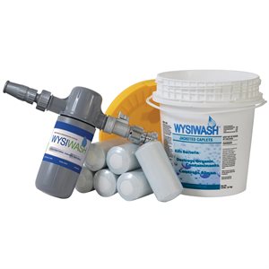 Wysiwash Combo sanitizer-V Power Washer with 9-Pack of Jacketed Caplets