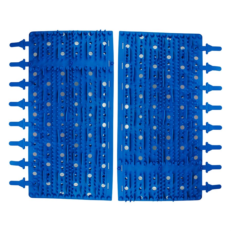 Aqua Products Parts 3002BM Rubber Brushes, Blue, 15 in., Pair