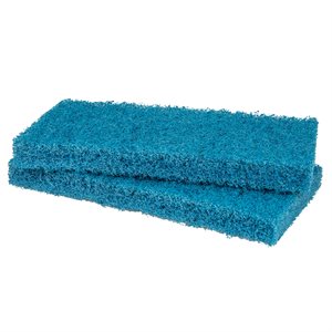 Mr. Scrubber Replacement Pads, Medium Duty Blue