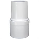 Threaded Vacuum Hose Cuff, Swivel, 1.5 in.