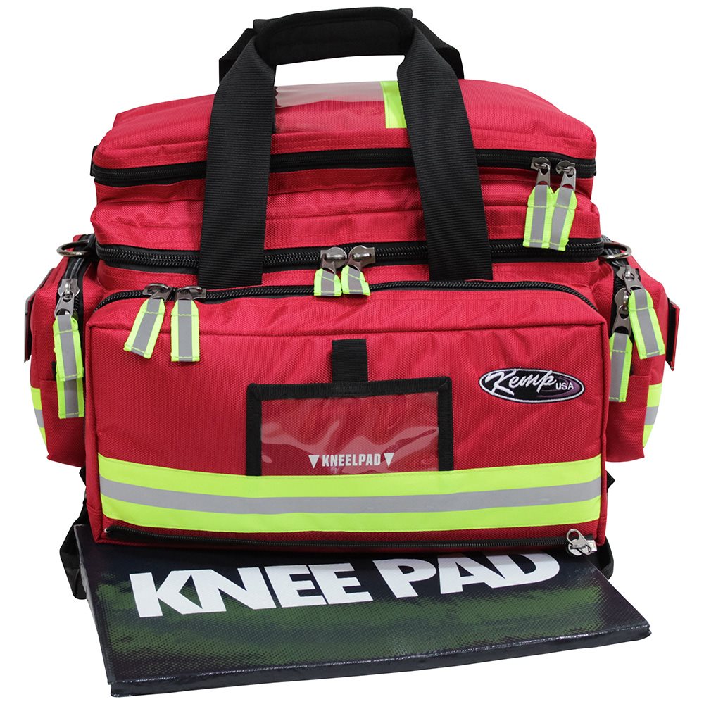 Kemp USA Premium Large Trauma Bag, Red