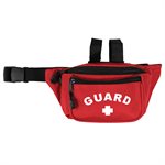 Life Guard Fanny Pack with Fast Stick Straps, Red