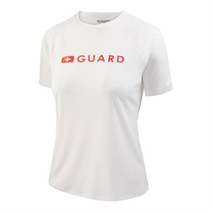 Speedo Female Guard Crew Neck Tee, White