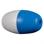 Rainbow Polyethylene Rope Float 3" x 5", Blue / White