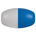 Rainbow Polyethylene Rope Float 3" x 5", Blue / White