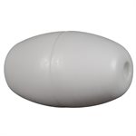 Rainbow Polyethylene Rope Float 3" x 5", Solid White