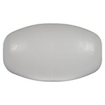 Rainbow Polyethylene Rope Float 3" x 5", Solid White
