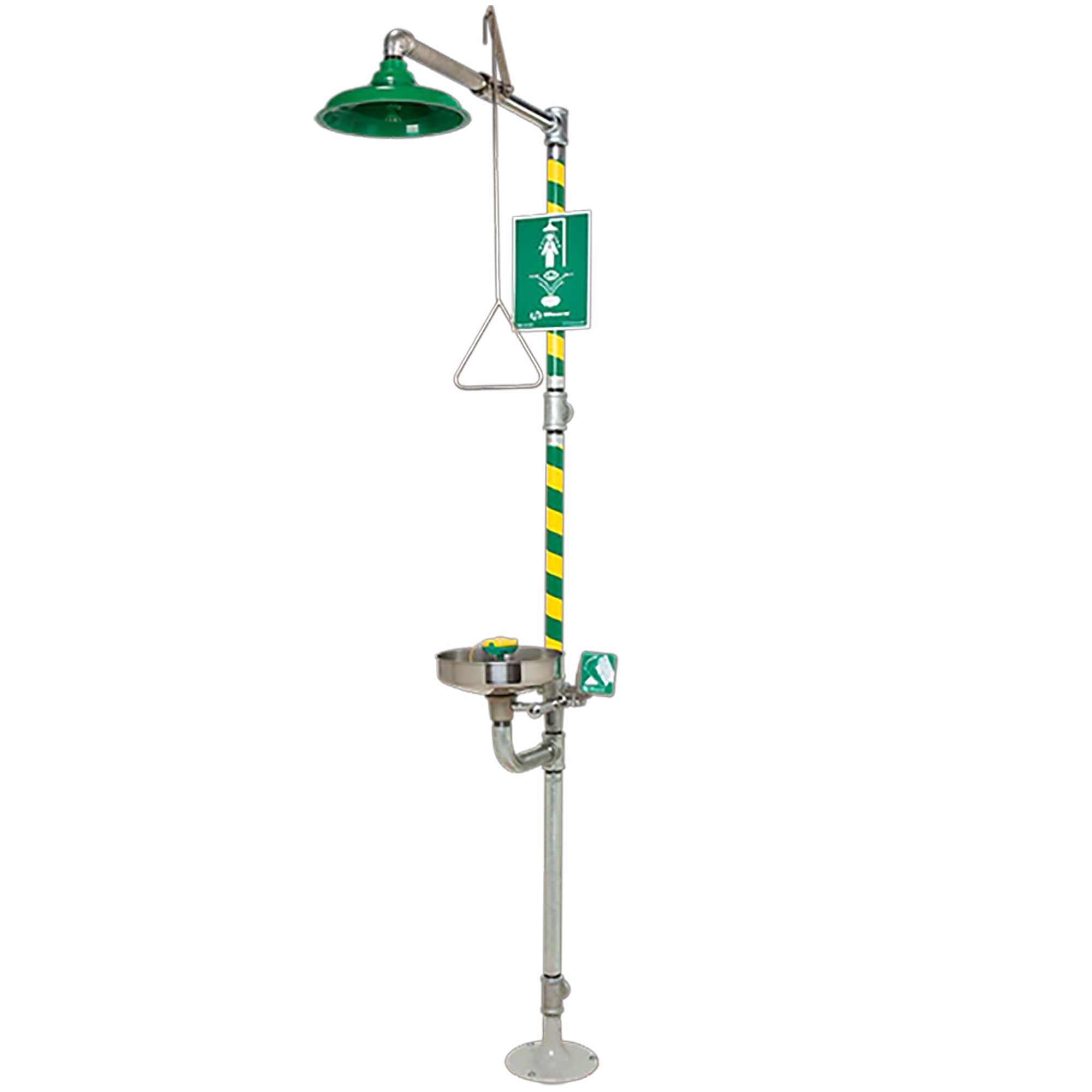 Shower & Eyewash Station, Stainless Steel