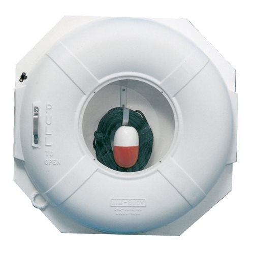 Life Ring Cabinet Combo 24", White