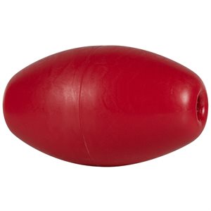 Rainbow Polyethylene Rope Float 5" x 9", Solid Red
