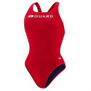 Speedo Guard Swimsuit, Super Pro, Red