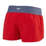 Speedo Guard Female Short With Stretch Waistband, Red