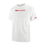 Speedo Guard Male Crew Neck Tee, White