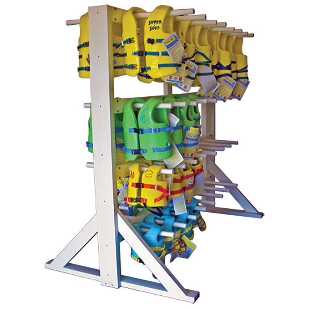 Life Jacket Rack, 64 Capacity