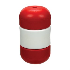 Handi-Lock Rope Float 5" x 9", Red / White / Red, for 1 / 2" Rope