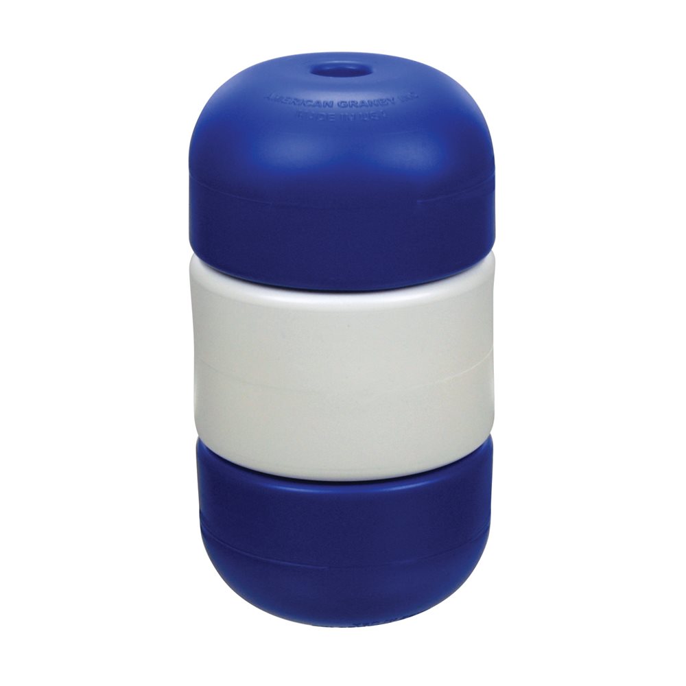 Handi-Lock Rope Float 5" x 9", Blue / White / Blue, for 3 / 4" Rope