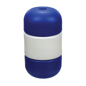 Handi-Lock Rope Float 5" x 9", Blue / White / Blue, for 3 / 4" Rope