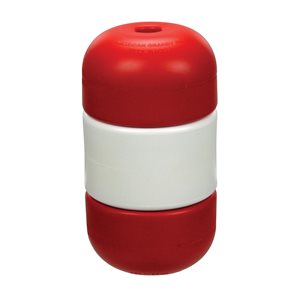 Handi-Lock Rope Float 5" x 9", Red / White / Red, for 3 / 4" Rope