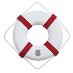 ST Series Decorative Life Ring, 20 inch, Red Webbing