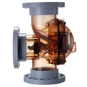 Stark Clear Valve, 6" Flanged