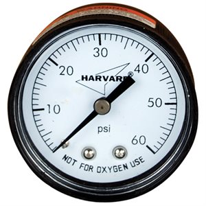 Pressure Gauge Polypropylene Case 2" Back Mount